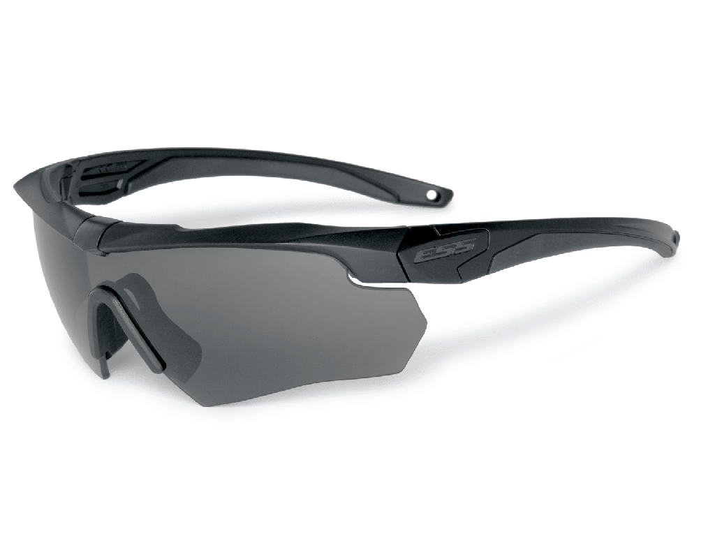 Crossbow One Black with Smoke Gray & Clear Lenses