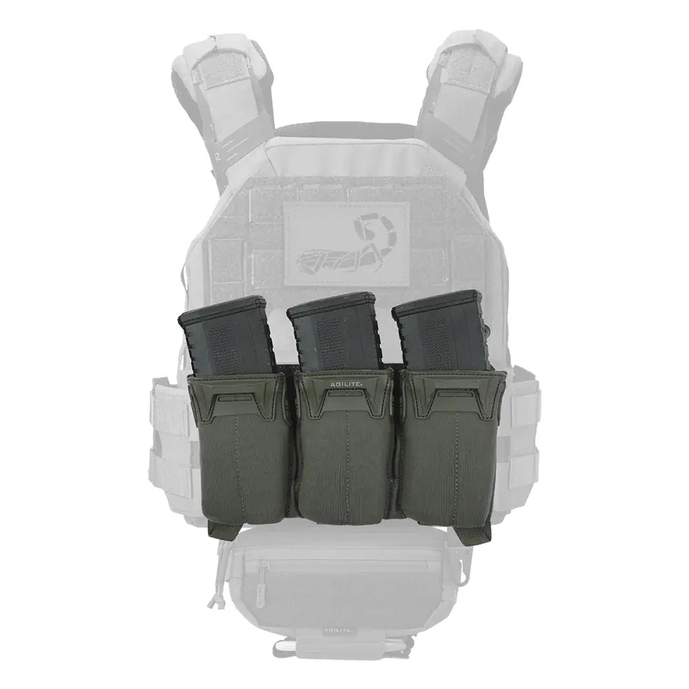 Pincer Placard™ Triple 5.56 Mag Pouch